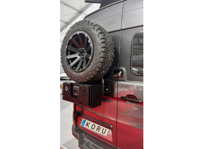 Porte roue avec échelle (porte à 270°) - VW Crafter IV/MAN TGE - Koru