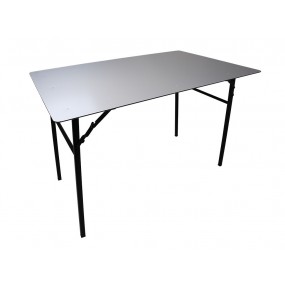 Table inox sous galerie -...